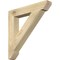 Ekena Millwork Traditional Slat Rough Sawn Bracket, Douglas Fir, 4"W x 26"D x 26"H BKT04X26X26TRA06RDF - alternate 1